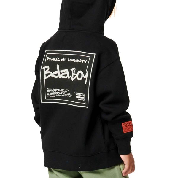 Body Action Long Sleeve Hooded Sweatshirt K