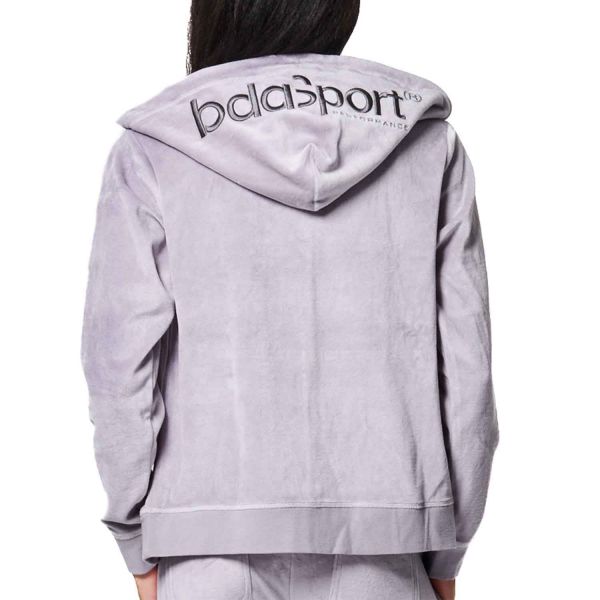 Body Action Velour Hoodie Jacket W