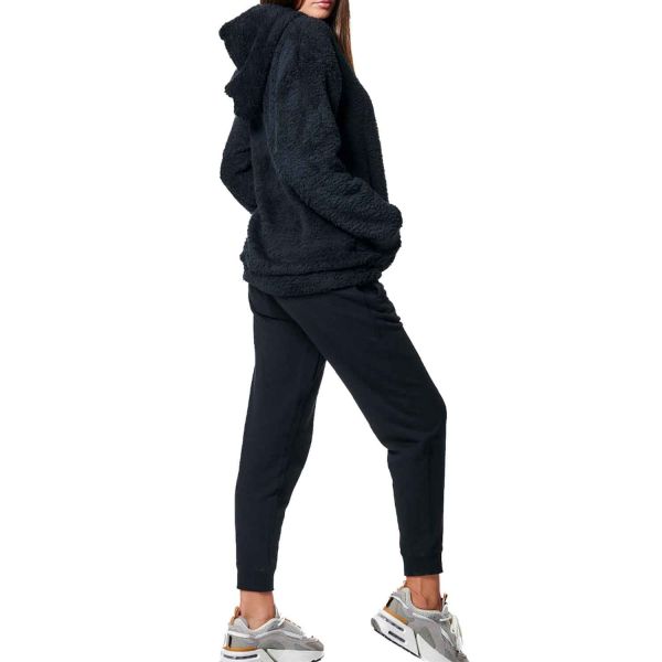 Body Action Oversized Full-Zip Sherpa Hoodie W