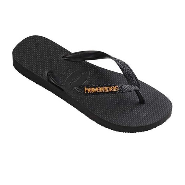 Havaianas Logo Metallic Flip Flops W