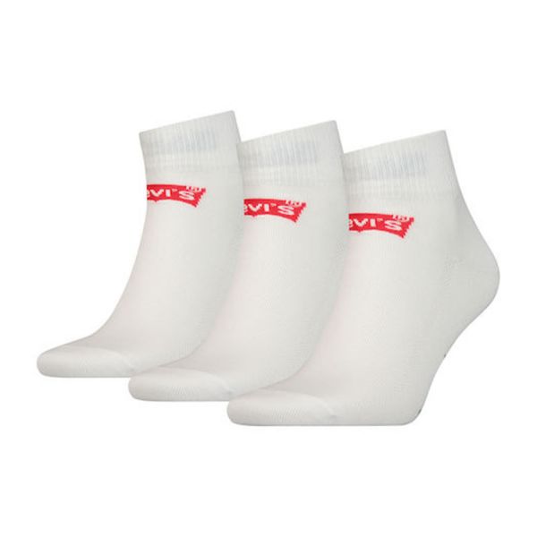 Levis Mid Cut Batwing Logo Socks 3-Pack