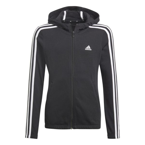 adidas Essentials 3-Stripes Full-Zip Hoodie K