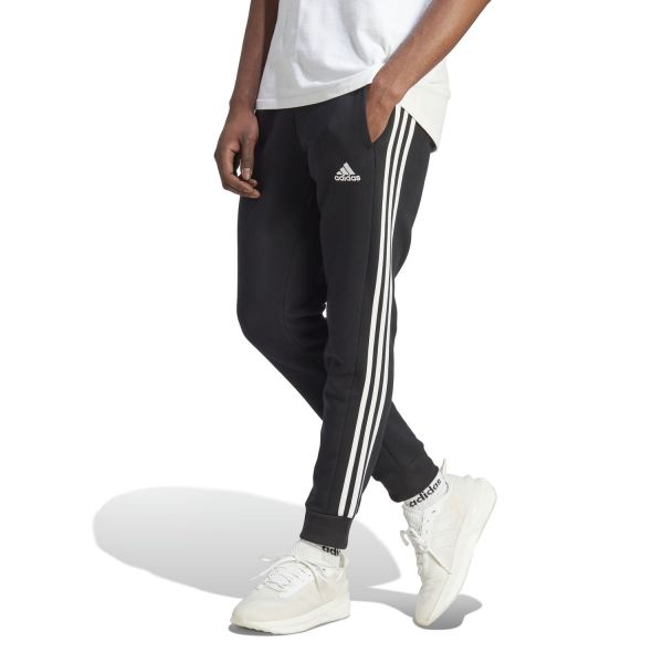 adidas Essentials Fleece 3-Stripes Tapered Cuff Joggers M