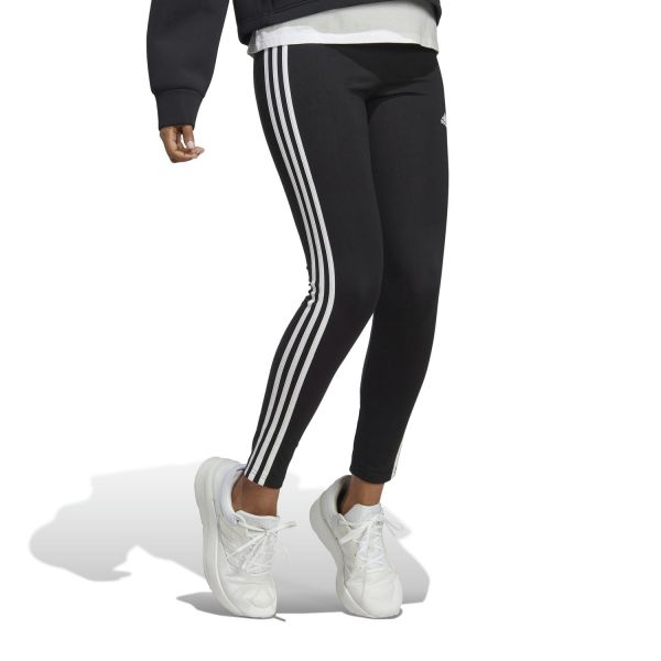 adidas Essentials 3-Stripes High-Waisted Single Jersey Leggi