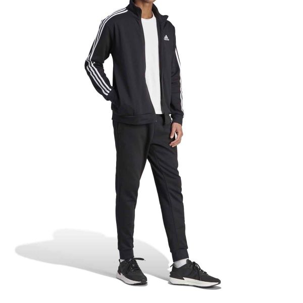 adidas Basic 3-Stripes Fleece Tracksuit M