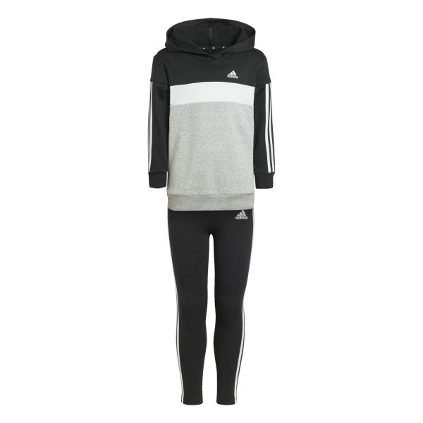 adidas Tiberio 3-Stripes Colorblock Fleece Leggings Set K