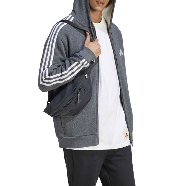 adidas Essentials Fleece 3-Stripes Full-Zip Hoodie M