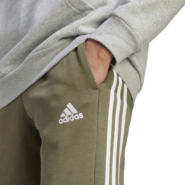 adidas Essentials Fleece 3-Stripes Tapered Cuff Joggers M