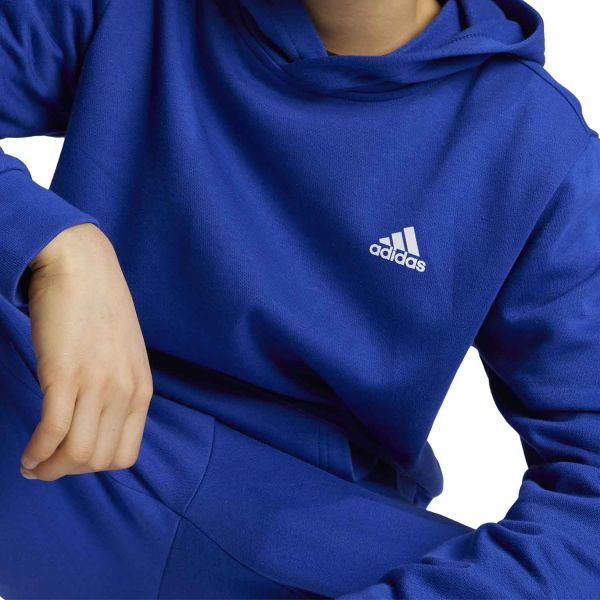 adidas Essentials Small Logo Feel Cozy Fleece Hoodie K