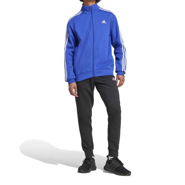 adidas Basic 3-Stripes Fleece Track Suit M