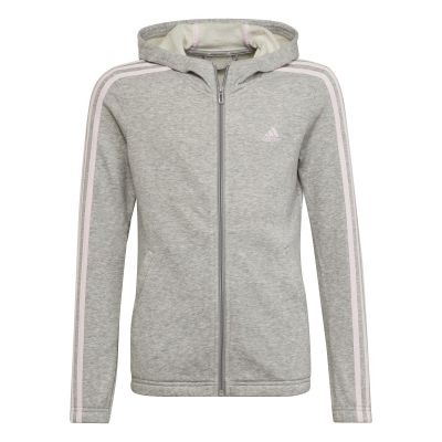 adidas Essentials 3-Stripes Full-Zip Hoodie K