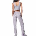 Body Action Basic Velour Pants W