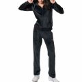 Body Action Velour Hoodie Jacket W