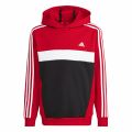 adidas Tiberio 3-Stripes Colorblock Fleece Hoodie Kids K