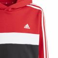 adidas Tiberio 3-Stripes Colorblock Fleece Hoodie Kids K