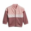 adidas Tiberio 3-Stripes Colorblock Shiny Track Suit Inf